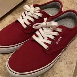 Red vans pro ultra Cush